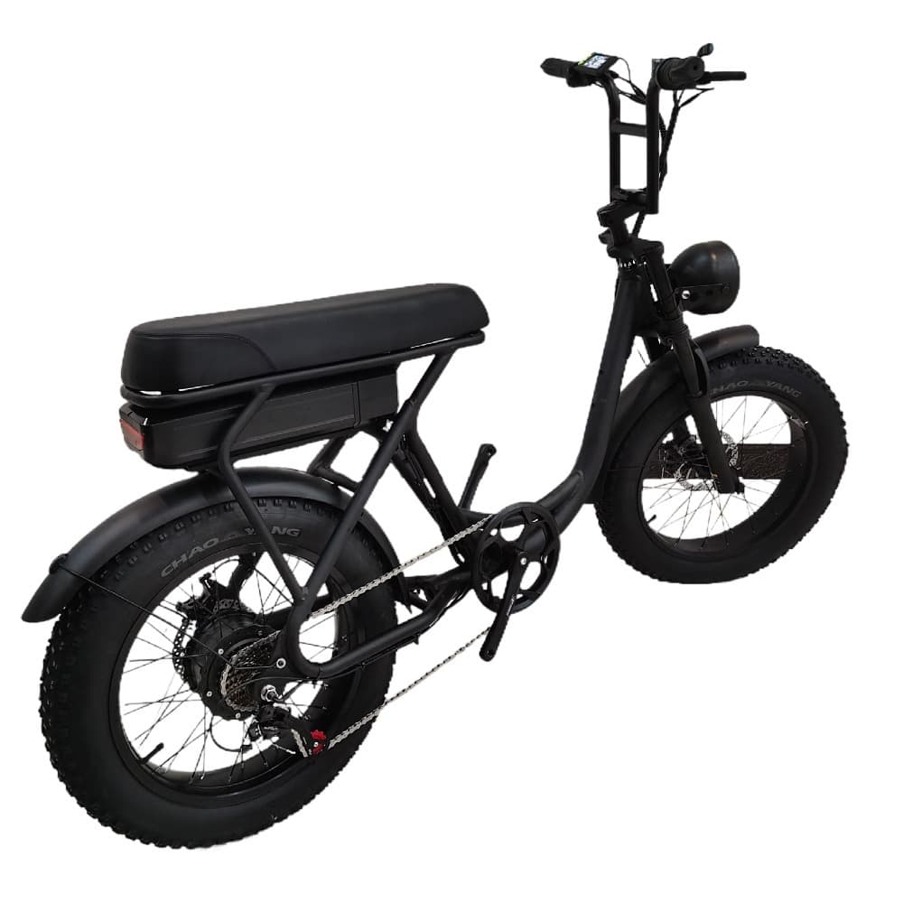 Snow Electric Bicycle Adult Wide Tire Electric Bicycle 20-Inch Dual-Drive Power-Assist Electric Bike