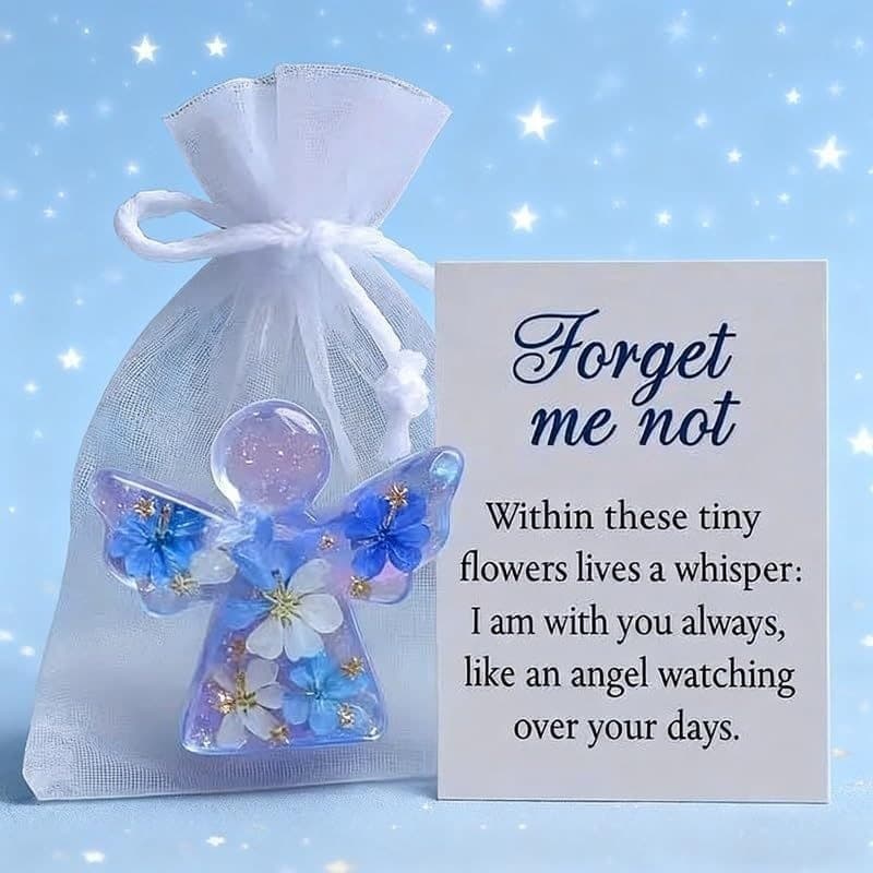 Cross-border Hot New Product Flower Angel Keepsake Forget-Me-Not Angel Ornament Decoration Souvenir