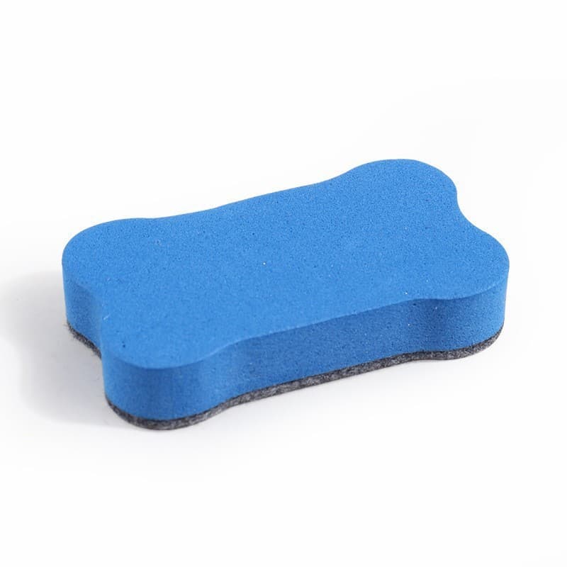 Wholesale EVA Felt Whiteboard Eraser Colorful Blackboard Eraser Creative Small Bone Shape Children's Eraser New Material In Stock Whiteboard