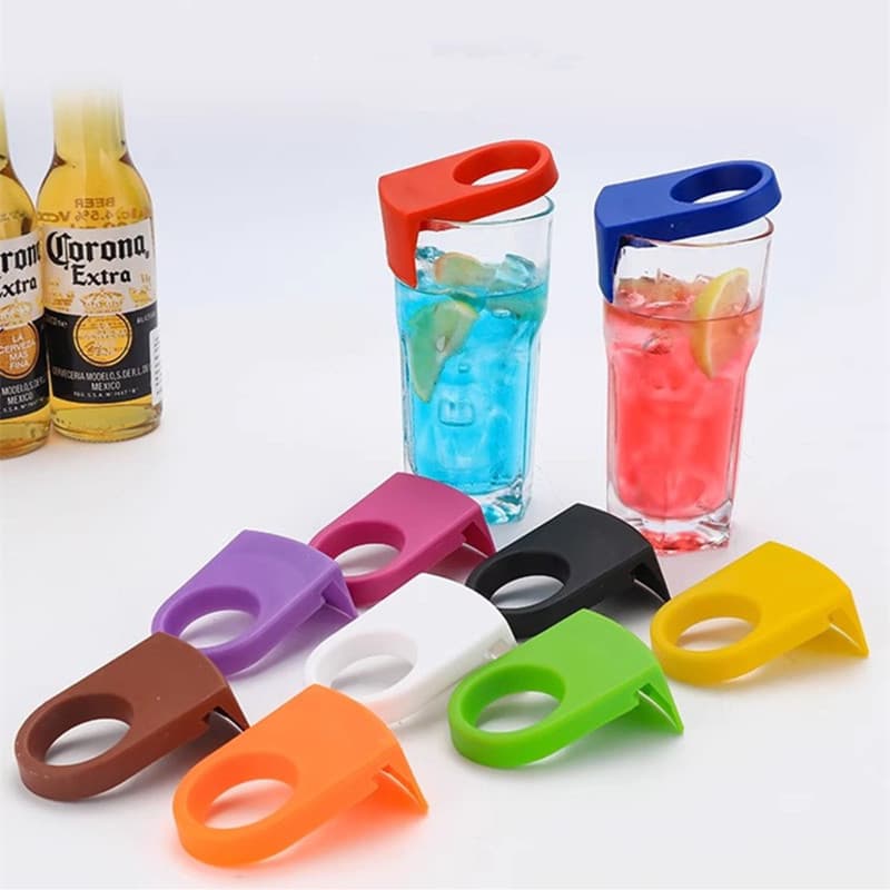Cocktail plastic buckle, plastic bartender beer buckle, Japanese and Korean bar bottle creative buckle beer buckle