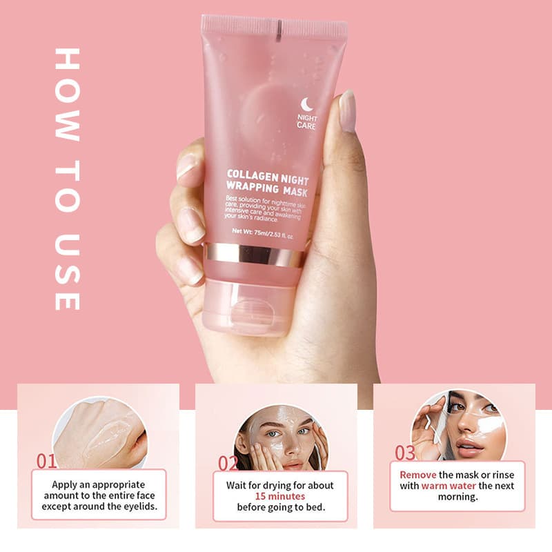 Cross-border Hydrolyzed Collagen Peel-Off Mask Collagen Night Wrapping Mask Facial Moisturizing