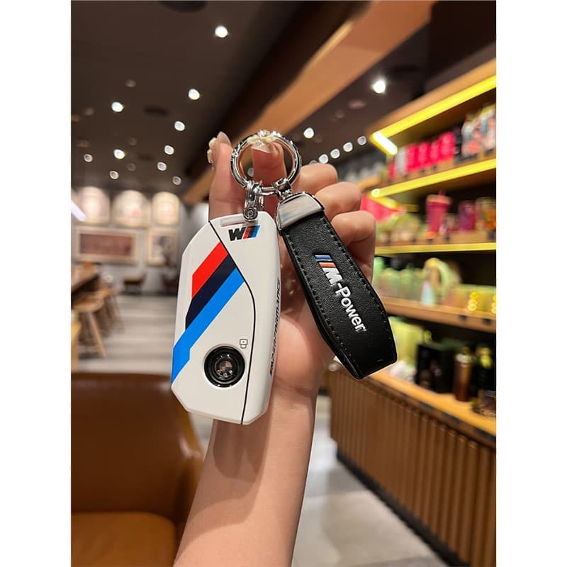Suitable for BMW key cover 24 models 7 series 735li 740li x7 i7 new XM car bag buckle case 24 models X5