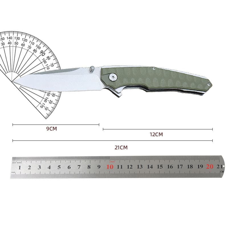 Cross-border Direct Supply Field Climbing Folding Knife Multi-function G10 Self-defense Russian Folding Knife Yangjiang Drop Shipping