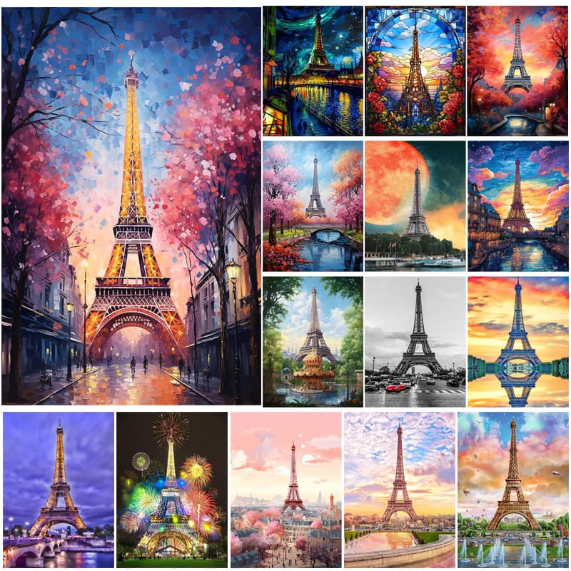 New Diamond Painting Balloon Landscape DIY Full Drill Diamond Painting Diamond Embroidery Diamond Sticker Art