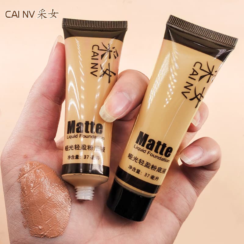 European and American foundation, bronze yellow, dark skin tone, concealer, contouring concealer, wheat tone blend, BB cream