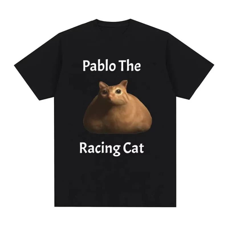 I Eat Cement Cursed Cat Funny Meme T Shirt for Women Fashion