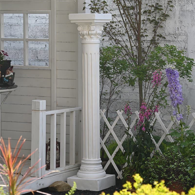 Creative Roman Column Ornament Garden Courtyard Villa Entrance Home Decoration Wedding Road Sign Sculpture Base Vintage