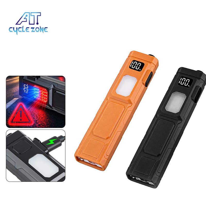 Cross-border new EDC light strong light tactical flashlight outdoor multi-functional portable pen clip LED rechargeable work light