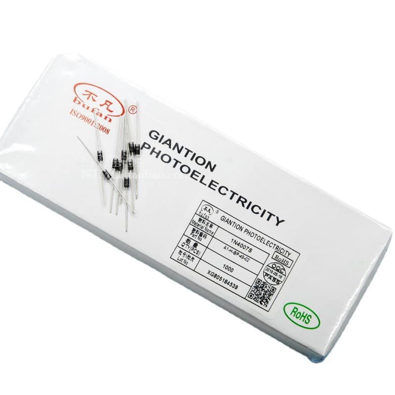1N4007 In-Line Rectifier Diode 1N4007S IN4007 1A/1200V Extra Coarse Copper Lead