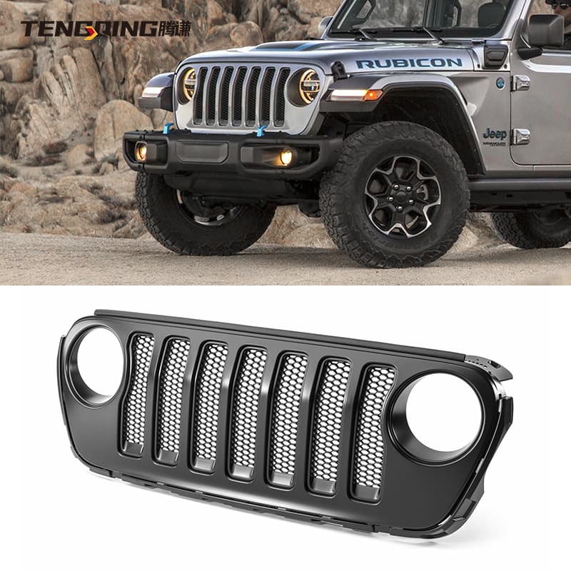 Front Grille Mesh Modification Rubicon Decorative Bug Screen for 18-21 New Wrangler Exterior Accessories Kit