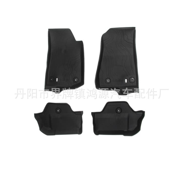 Suitable for JEEP Wrangler JL Two-Door Floor Mat Car Mat TPE Floor Mat Wrangler Modification Accessories