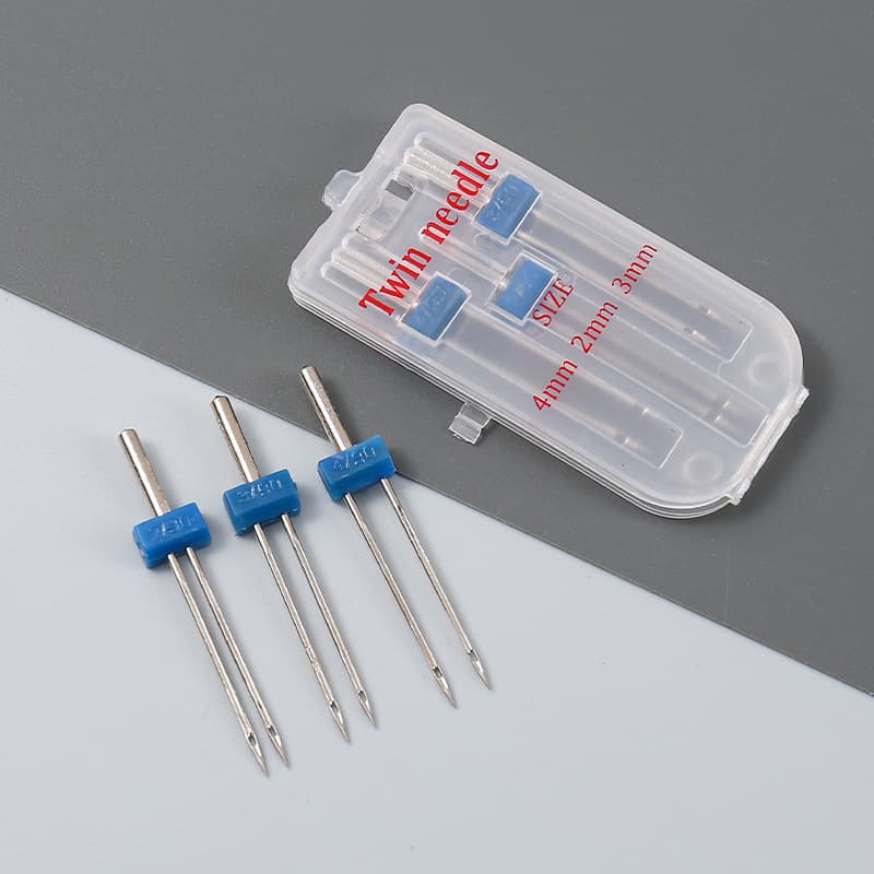 Factory Direct Sales Double-Headed Double-Needle Sewing Machine Needles, High Hardness, Wear-Resistant, Anti-Breakage Needles for Household/Industrial Sewing Machines