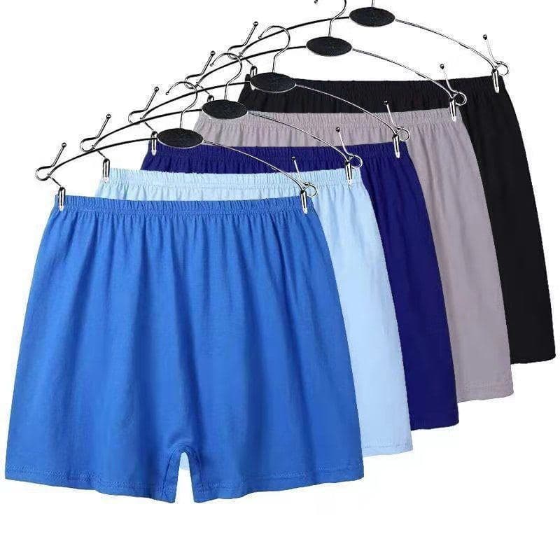 Manufacturer Wholesale Men's Cotton Boxer Briefs for Middle-Aged and Elderly People, High-Waisted, Comfortable, Breathable Boxer Briefs, One-Piece Dropshipping