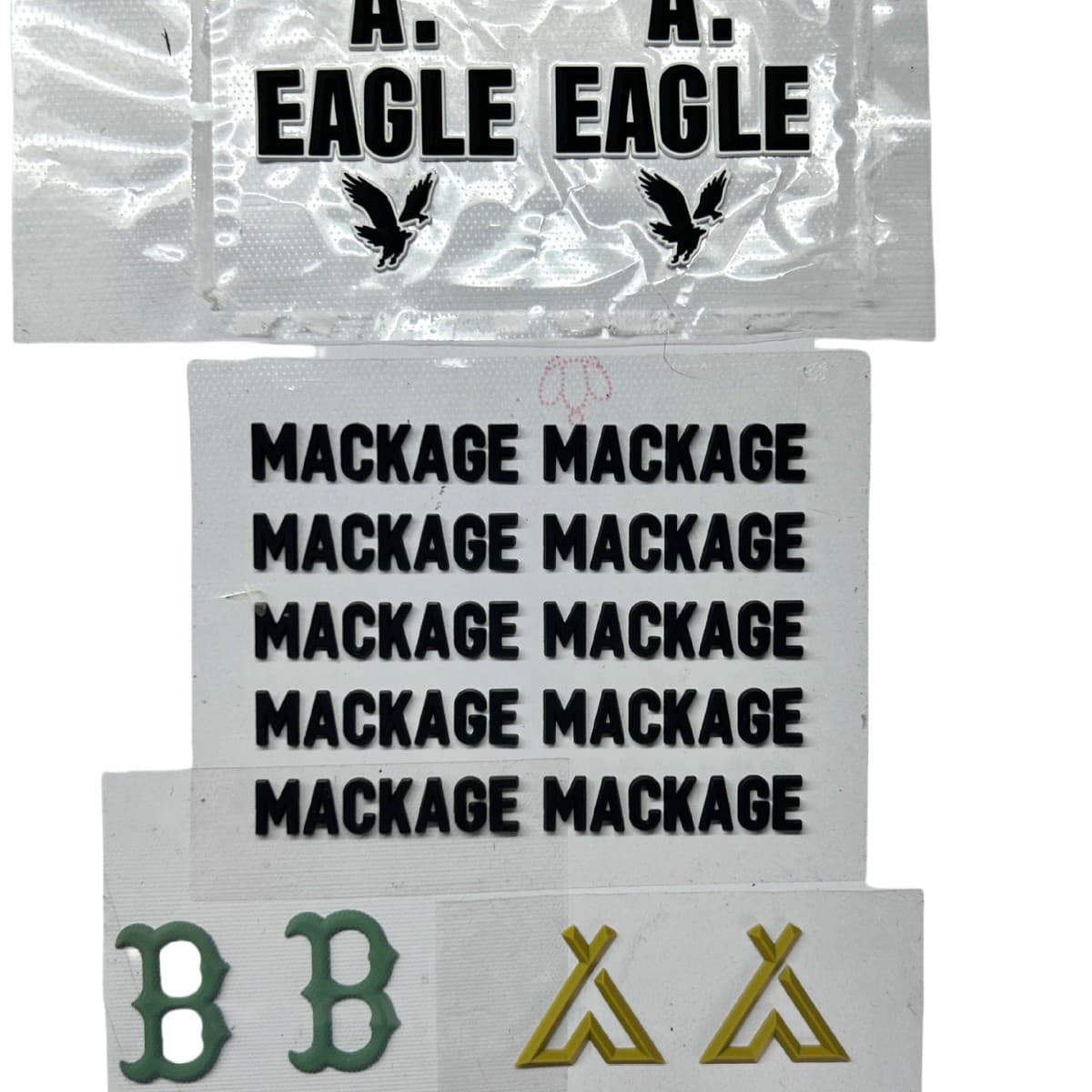 Silicone heat transfer labels, trademarks, soft rubber 3D molding, thick LOGO printing, elastic clothing, footwear, hat accessories heat transfer labels