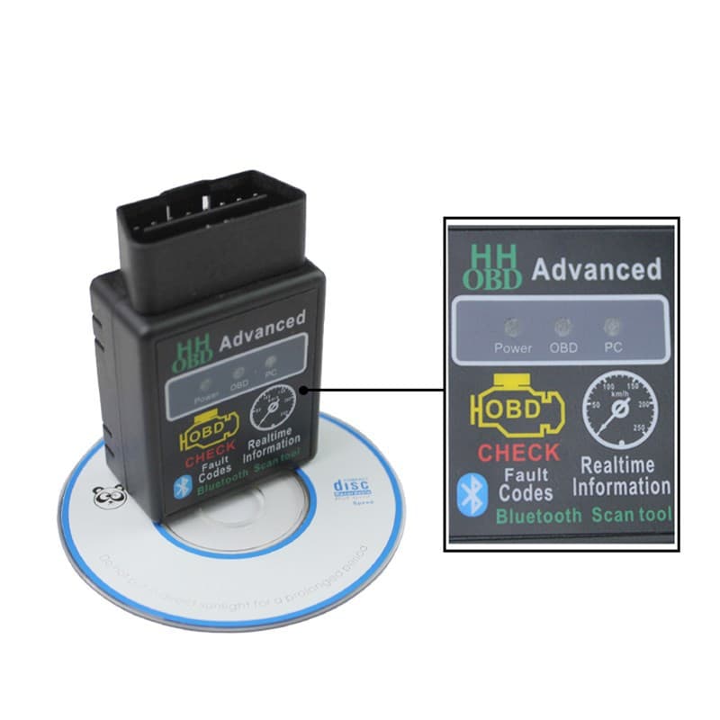 HHV2.1 Bluetooth ELM327 OBD2 Car Fuel Consumption Automotive Fault Diagnostic Scanner Code Reader Fault Code Clearer