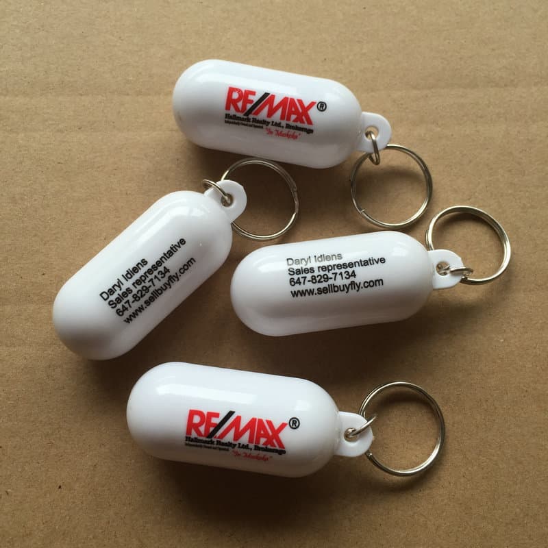 Practical Plastic Floating Keychain for Marine Use, Floating Key Ring, Floating Charm, Float