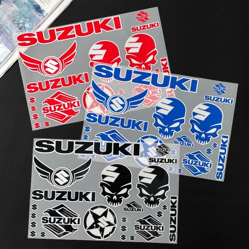 For Suzuki Motorcycle Logo Decal Sticker Modification Protective Body Anti-Scratch Decal