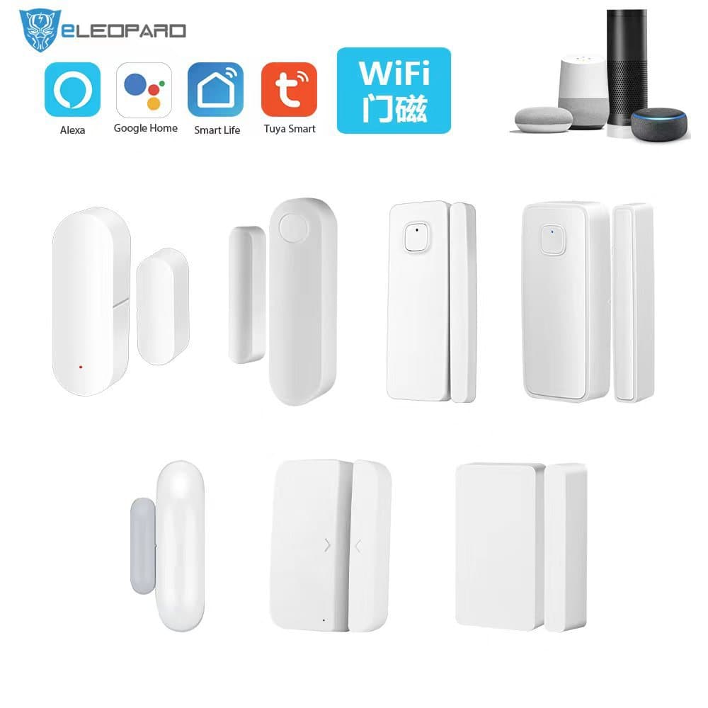 Smart WiFi Door Magnet Alarm Remote Anti-theft Door Window Alarm Home Security Intelligent Household Protection