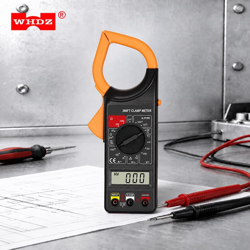 Clamp Meter 266FT with Temperature and Frequency Measurement Clamp Multimeter VICTOR
