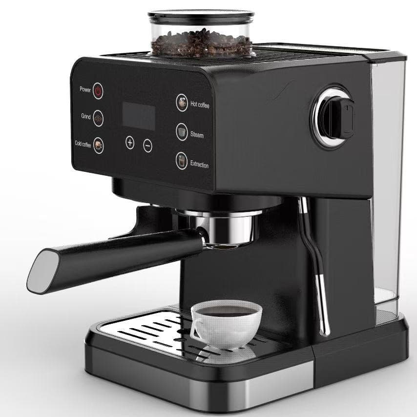 Italian Espresso Machine Semi-Automatic High-Pressure Extraction Cross-Border Home Concentrated Milk Froth Fully Automatic with Grinder