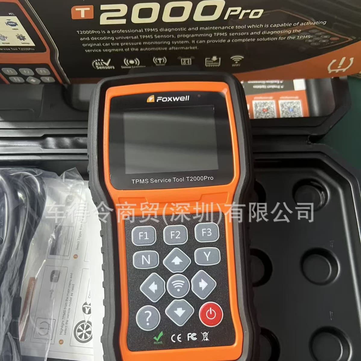 FOXWELL T2000PRO Tire Pressure Sensor Programming Activation Learning Matching Tool OBDII Diagnostic