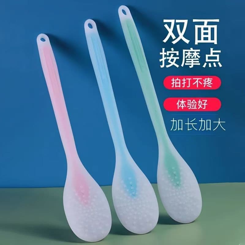 Meridian tapping rod scraping board soft rubber back hammer Meiyuan leg massager cervical massage meridian clearing full-body use
