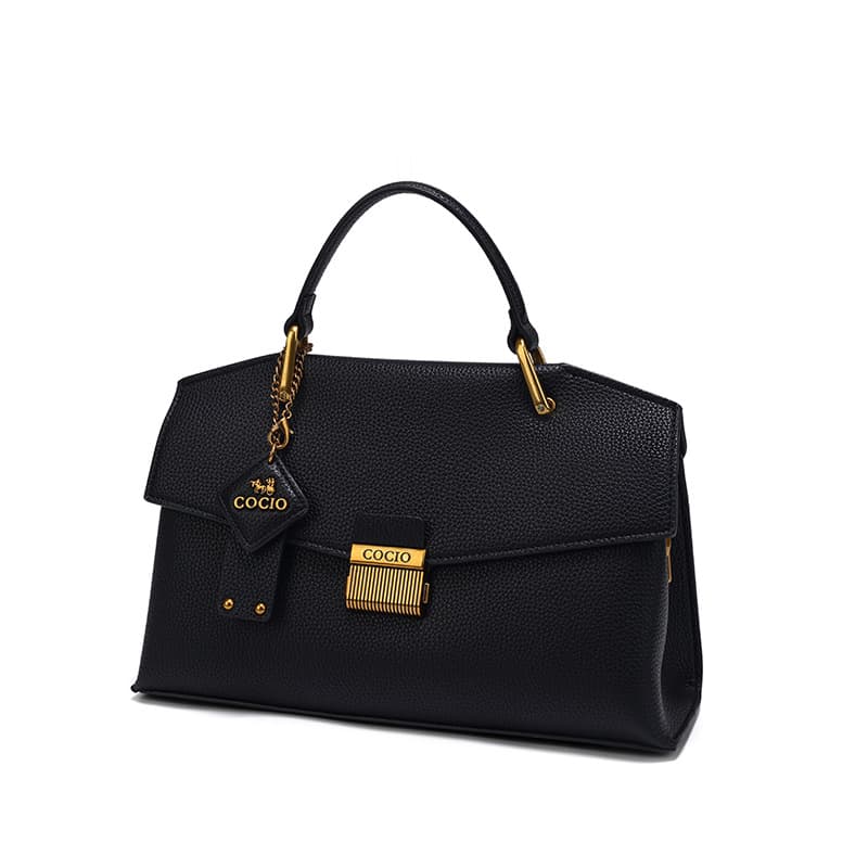 COCIO Women's Shoulder Bag, Pebble Grain Large Capacity Handbag, Versatile Portable Crossbody Bag for Export