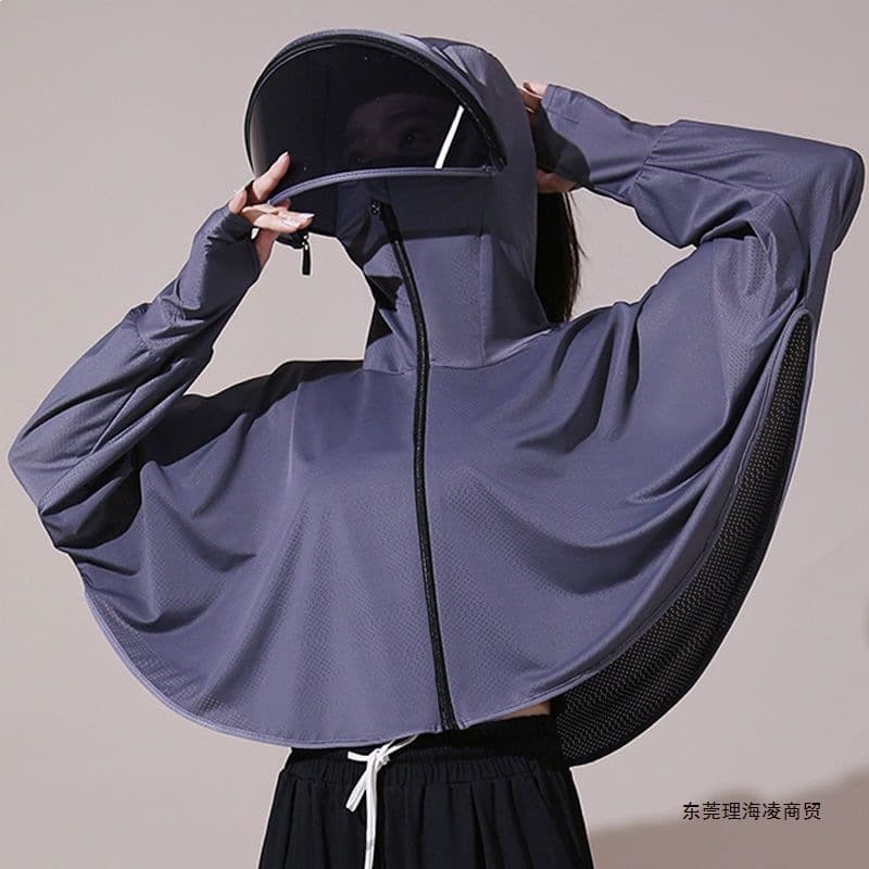 Women's Sun Protection Jacket 2026 New Summer UV Sunscreen Cycling Ice Silk Breathable Thin Fashion