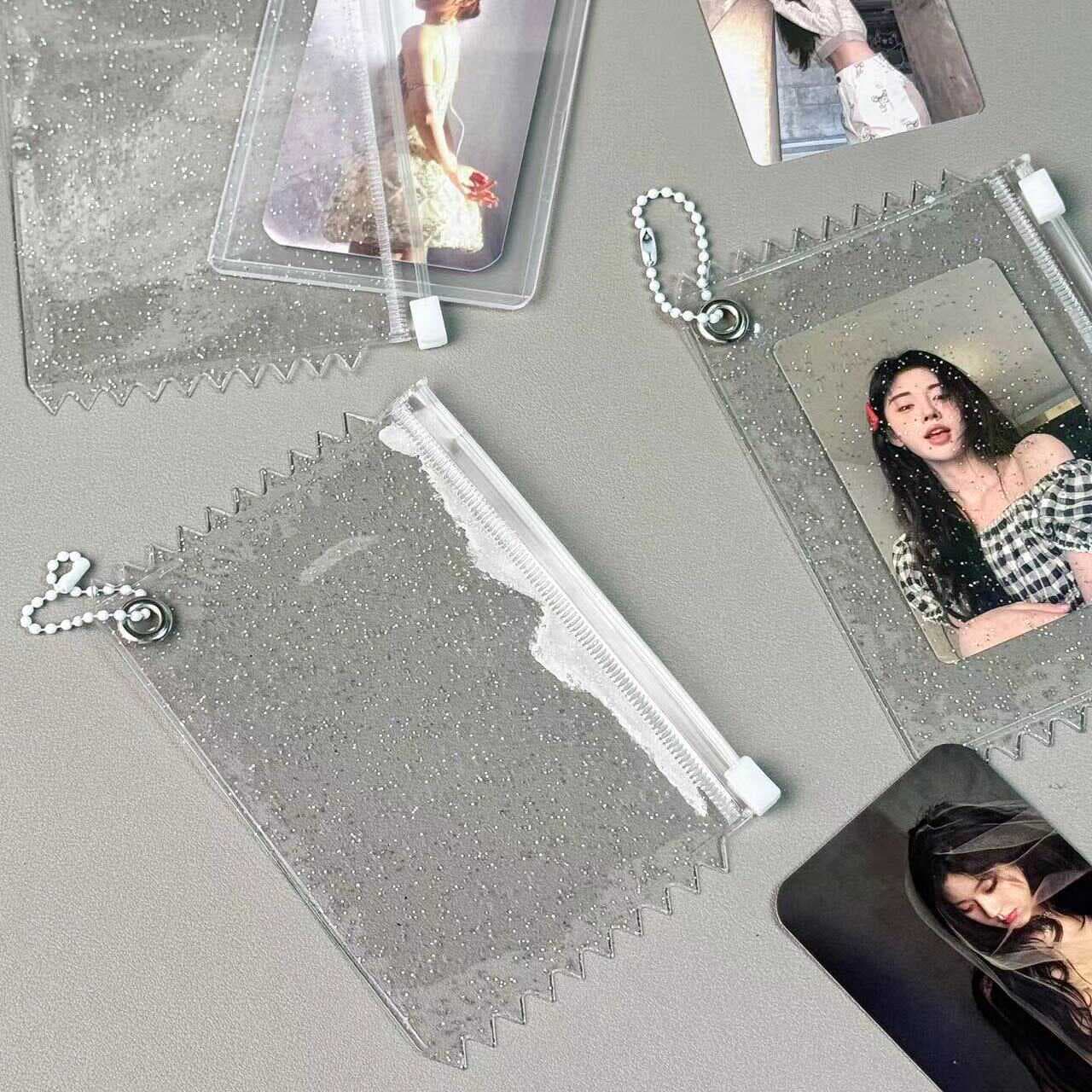 Factory WOW Dustproof PVC Transparent Zipper Bag for Jewelry, Stationery, Sealed Closure, Custom Logo Printing