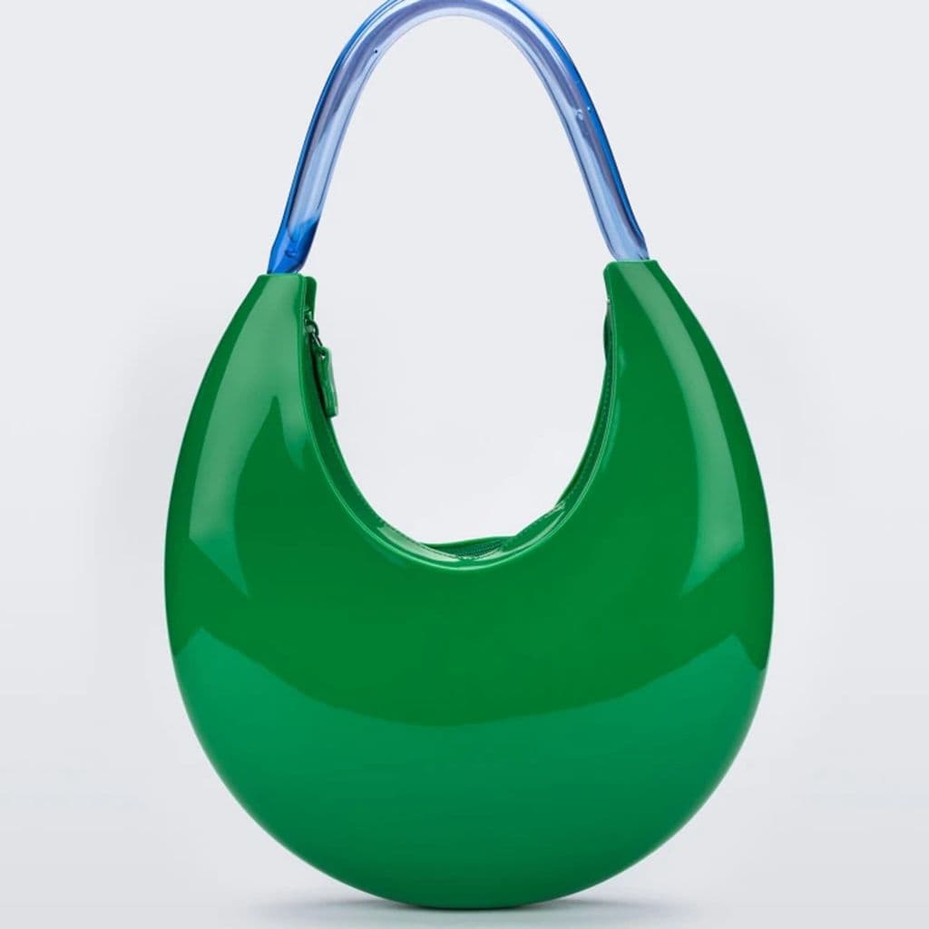 Spot girls moon bag foreign trade PVC shoulder bag Melissa semicircle personalized jelly work bag HN