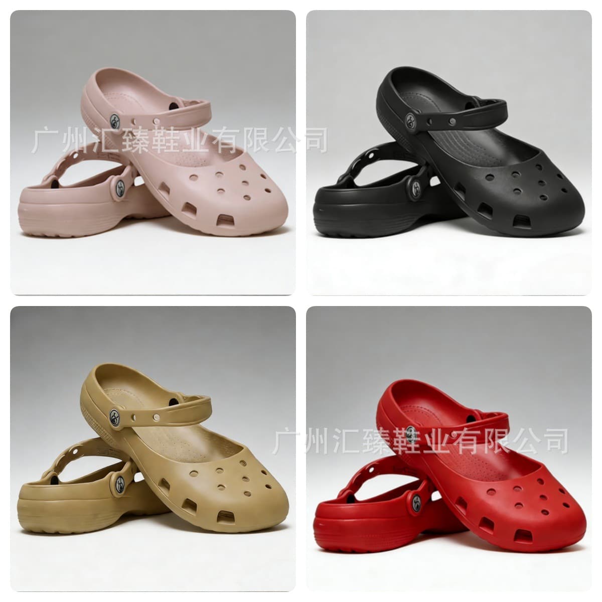 Summer openwork nurse sandals, flat heel, soft sole, breathable, comfortable, mesh, suitable for mothers and children, non-slip.