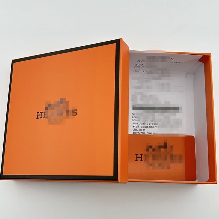Belt box packaging box, lid and base gift box, export L, H, G brand color box factory wholesale hot stamping process
