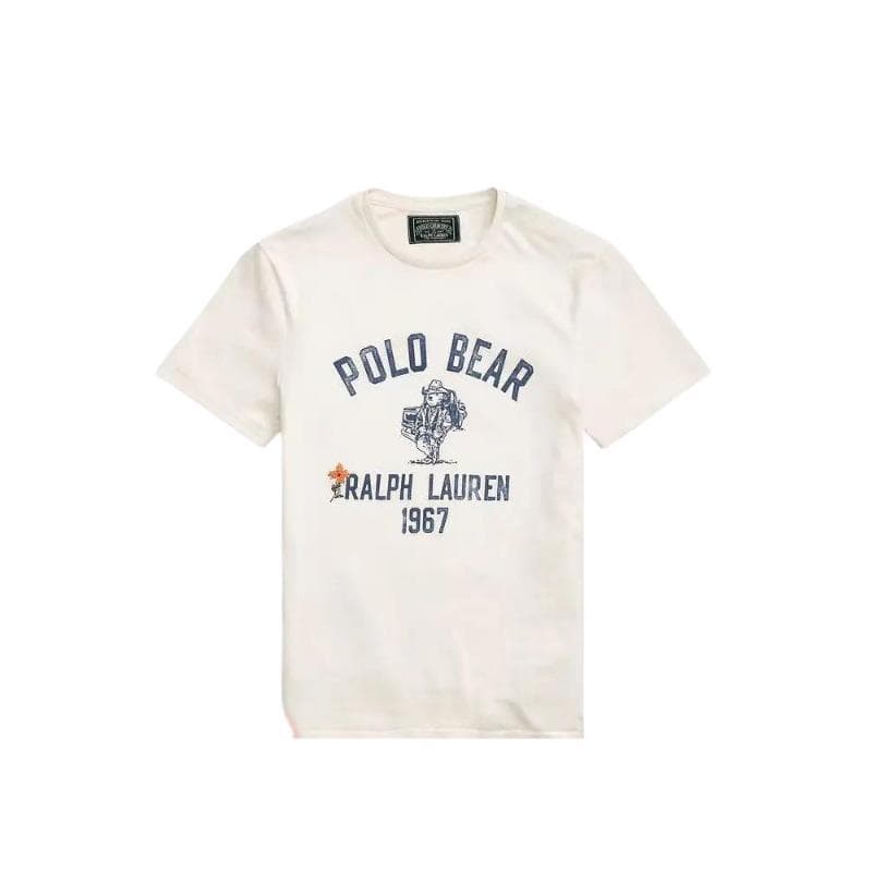 Summer Classic Polo Print Men's and Women's Short Sleeves Pu