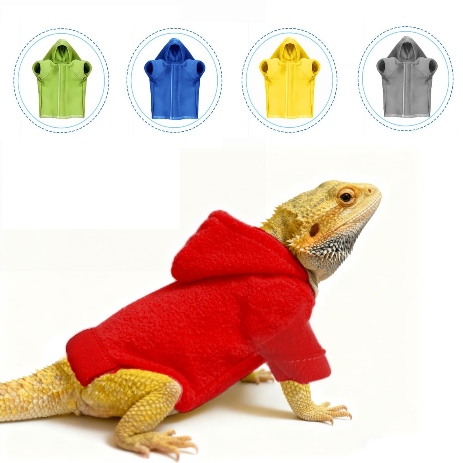 Lizard clothes, hoodies, T-shirts, reptile pet outdoor transformation clothes, lizard walking, exotic pet clothing