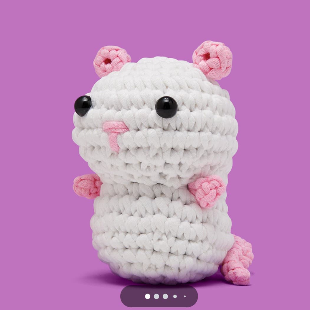 New cross-border best-selling DIY knitting and crochet material kit for beginners with English tutorial videos