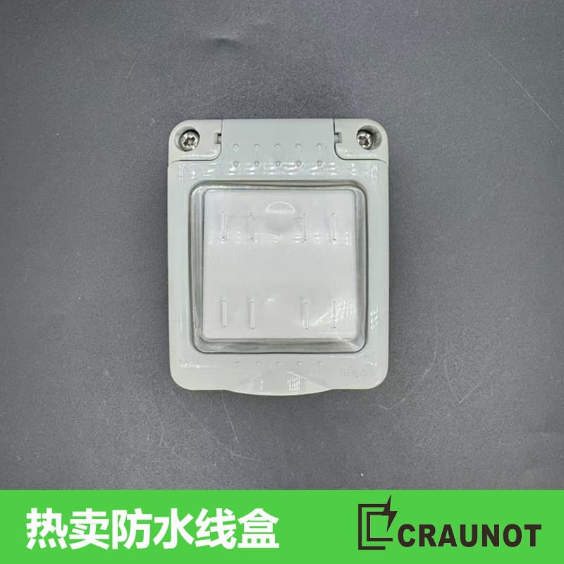 Export Surface-Mounted Waterproof Switch Socket European French British Multifunctional Socket 1-Gang 2-Gang Switch with Socket