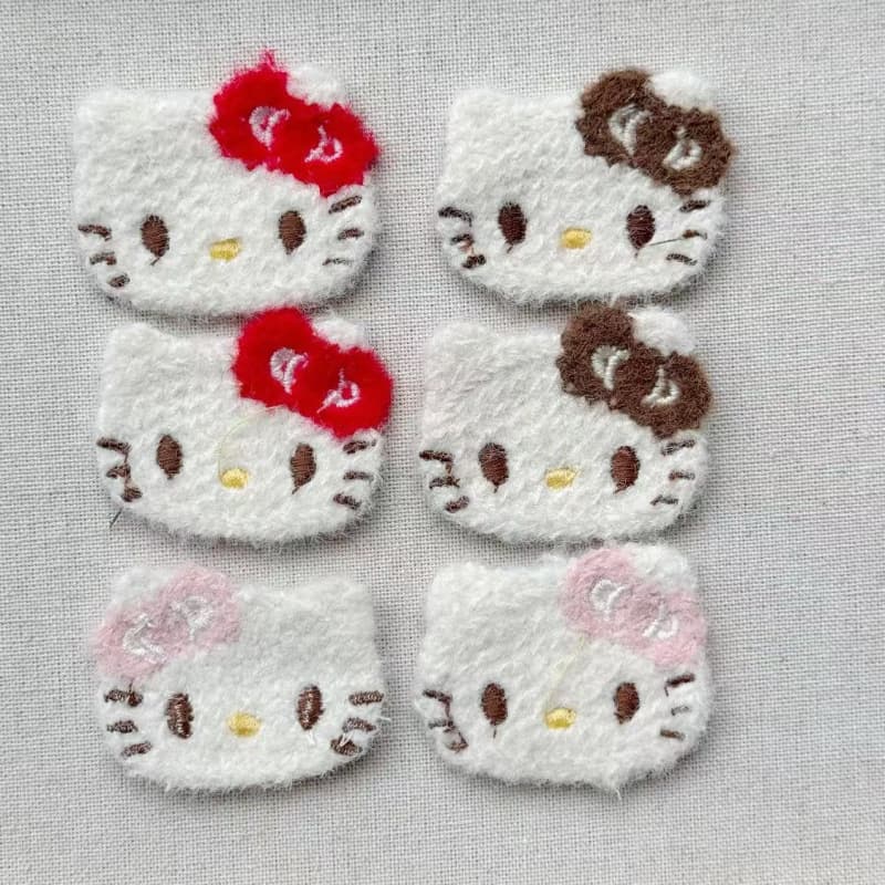 Small single-layer plush HT Cat pieces, DIY craft materials, clothing, shoes, socks, accessories, wholesale, headwear, phone cases.