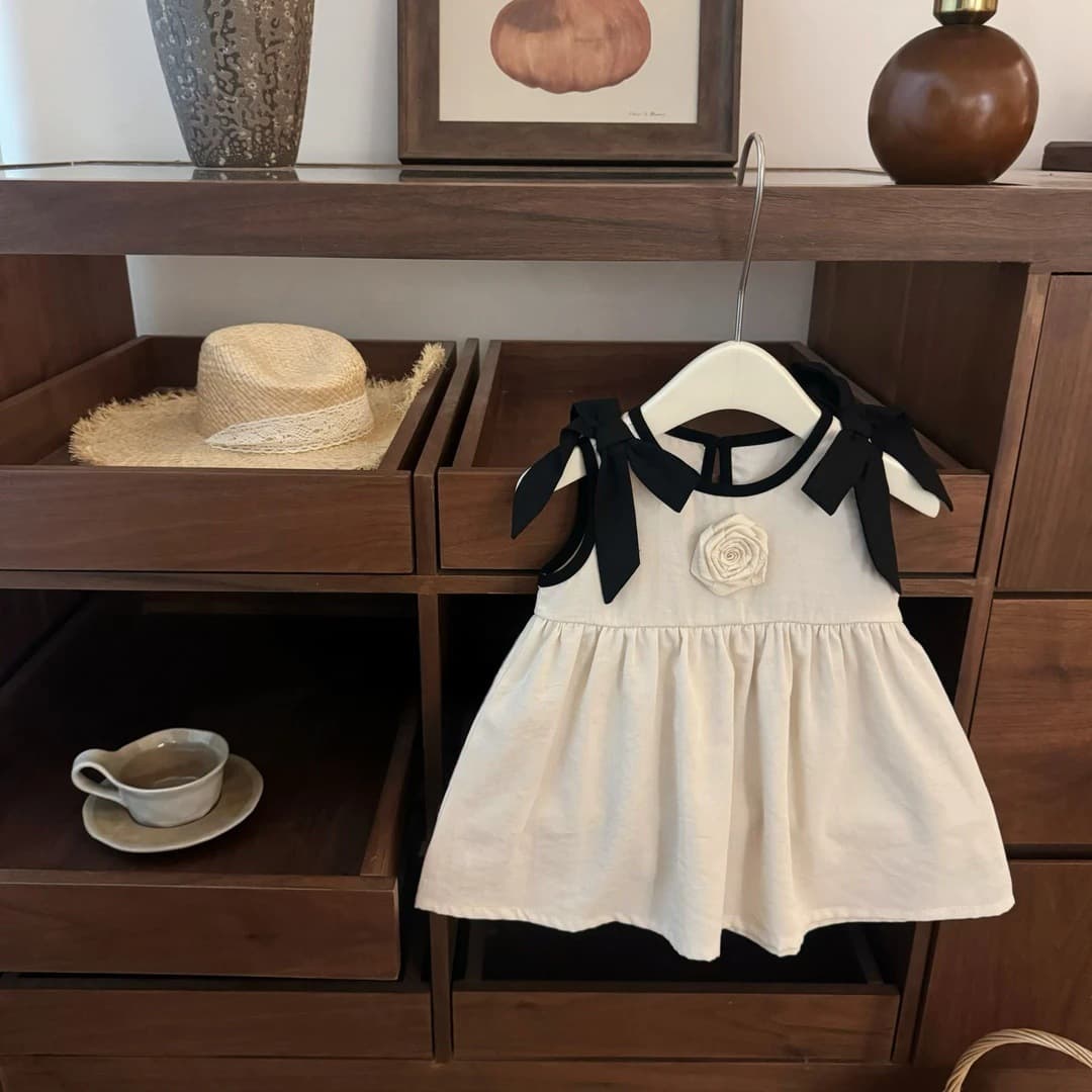 Tian Xiaosi Adorable Little Princess! French Vintage Sweet Doll Vest for Baby Girls, Princess Dress