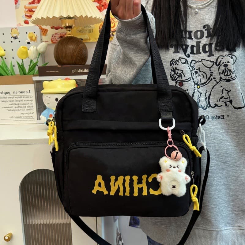 College Student Bag Women's Single Shoulder Bag Diagonal Bag Square Crossbody Bag Street Snap Crossbody Bag Casual Crossbody Men