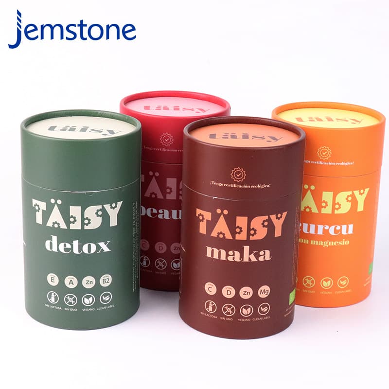 Factory Direct Candle Cylinder Packaging Round Paper Tube Tea Packaging Round Paper Tube Packaging Cosmetic Paper Canister Wholesale