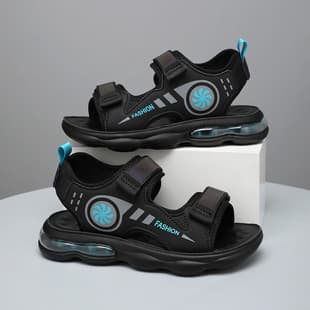 Boys' Sandals 2026 New Summer Children's Beach Shoes Middle and Big Kids Soft Sole Boys Sports Sandals Cross-Border