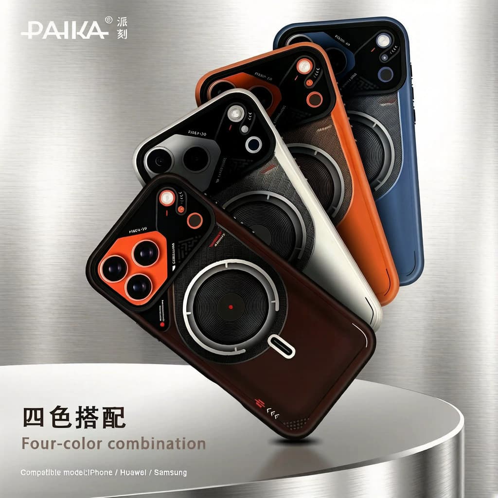 Compatible with iPhone 17 Pro Max Semi-Transparent Skin-Feel Frosted Magnetic Phone Case Instantly Converts to Apple 16 Drop Protection Cover