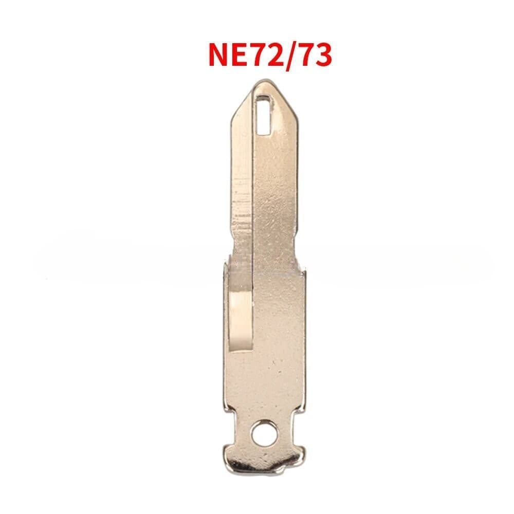 Replacement key blade for Renault flip remote key, note the blade type