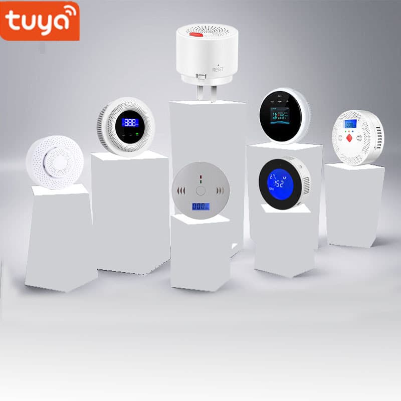 Tuya WiFi Gas Alarm Tuya APP Gas Detector Carbon Monoxide Alarm Sensor