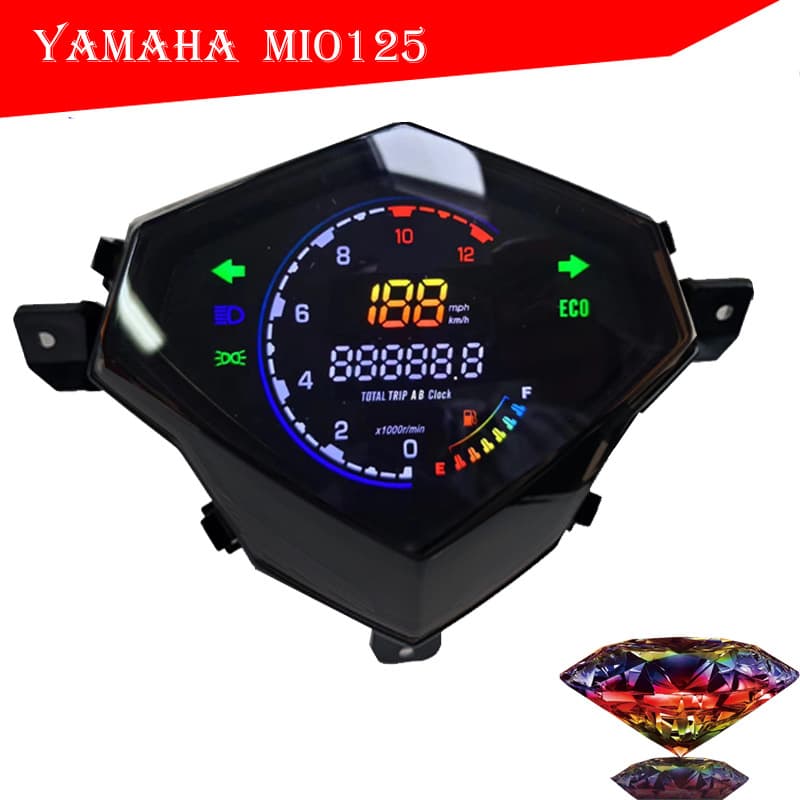 2025 Colorful YAMAHA mio125 Mio i 125 Electronic Instruments with Clock and Automatic Brightness Adjustment
