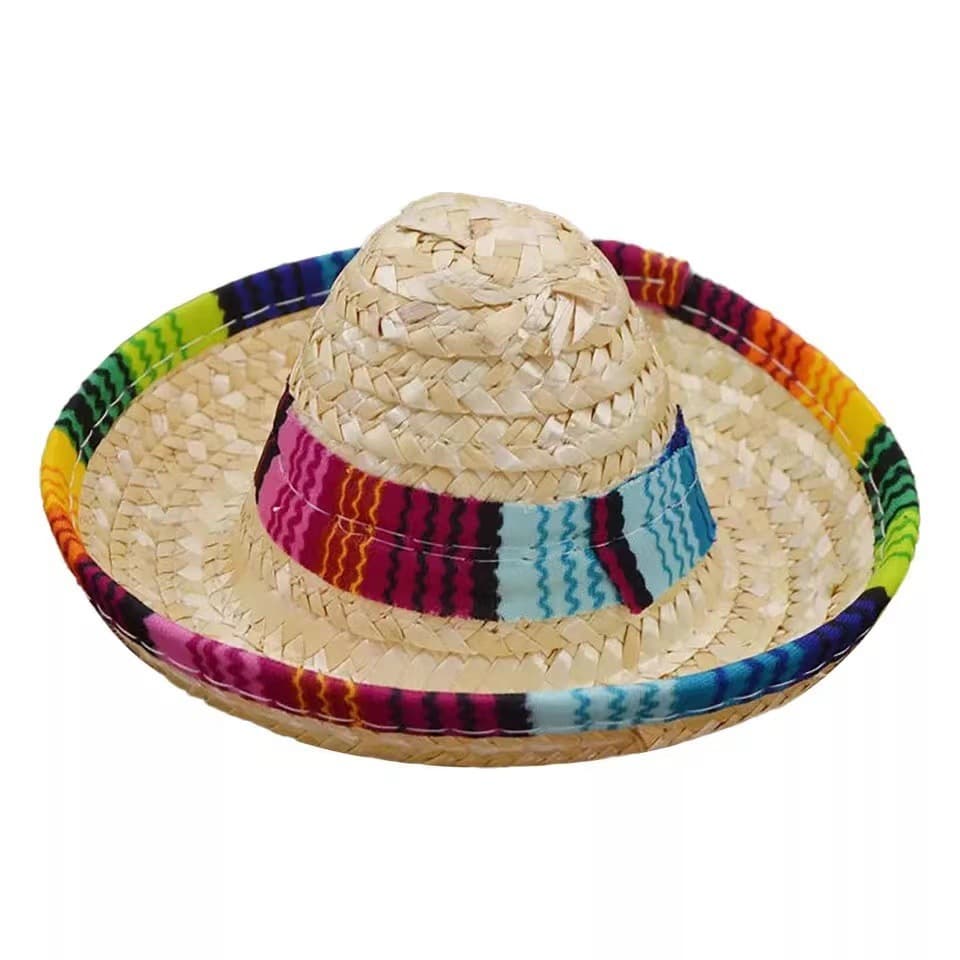 Popular new pet hats, puppy straw hats, cuffed hats, home decoration hats, lace toy hats, fisherman hats