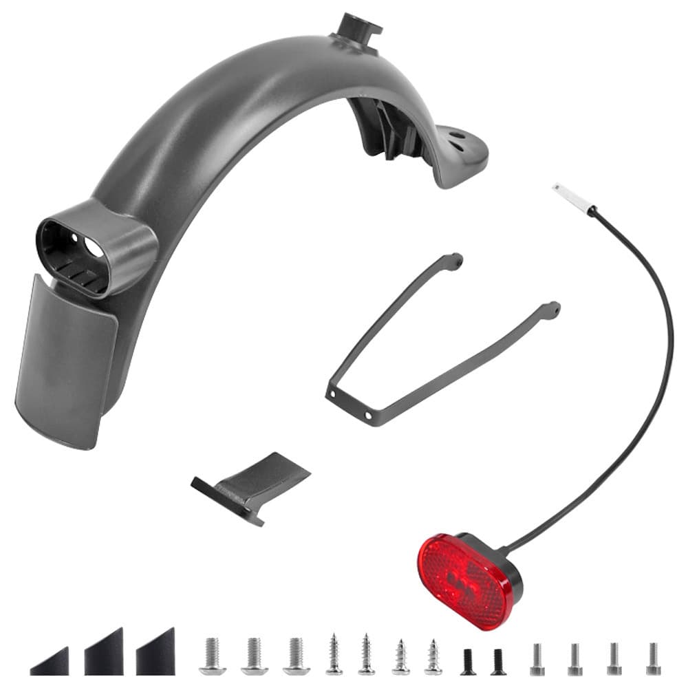 Universal Xiaomi M365 Pro2 1S Electric Scooter Rear Mudguard Set Bracket Tail Light Accessories