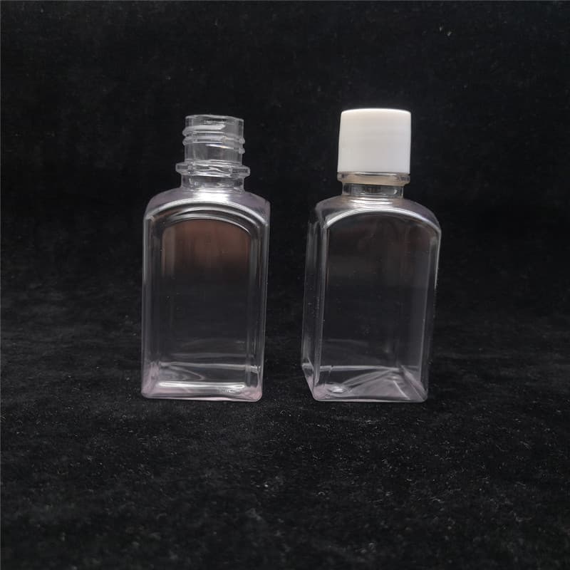 250ml/500ml PETG square cashmere detergent plastic bottle, softener cleaning liquid plastic bottle