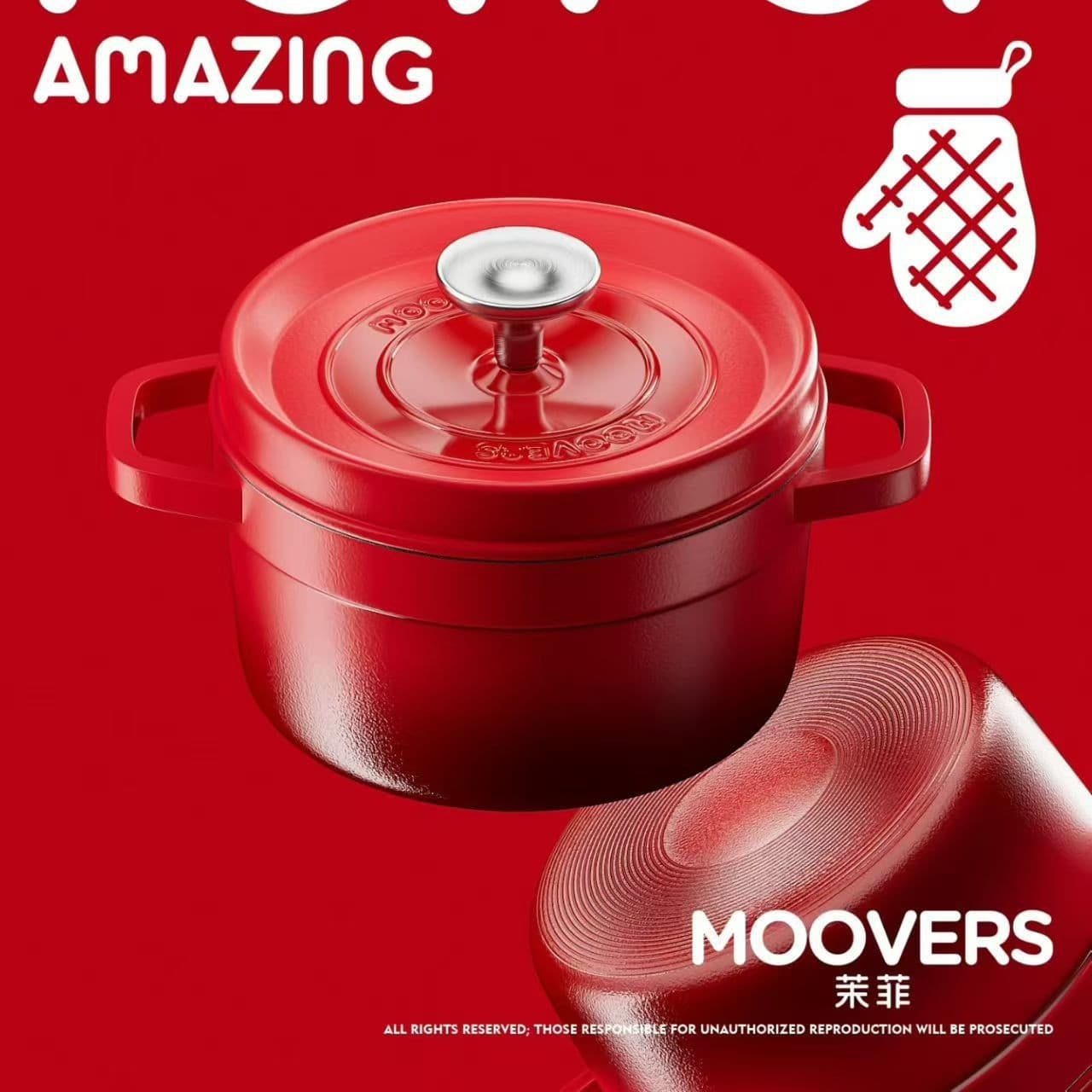 Mofei Shanyan Yuese cast iron enamel stew pot for home use, ceramic crystal pot, suitable for gas stoves and induction cookers, wok wholesale