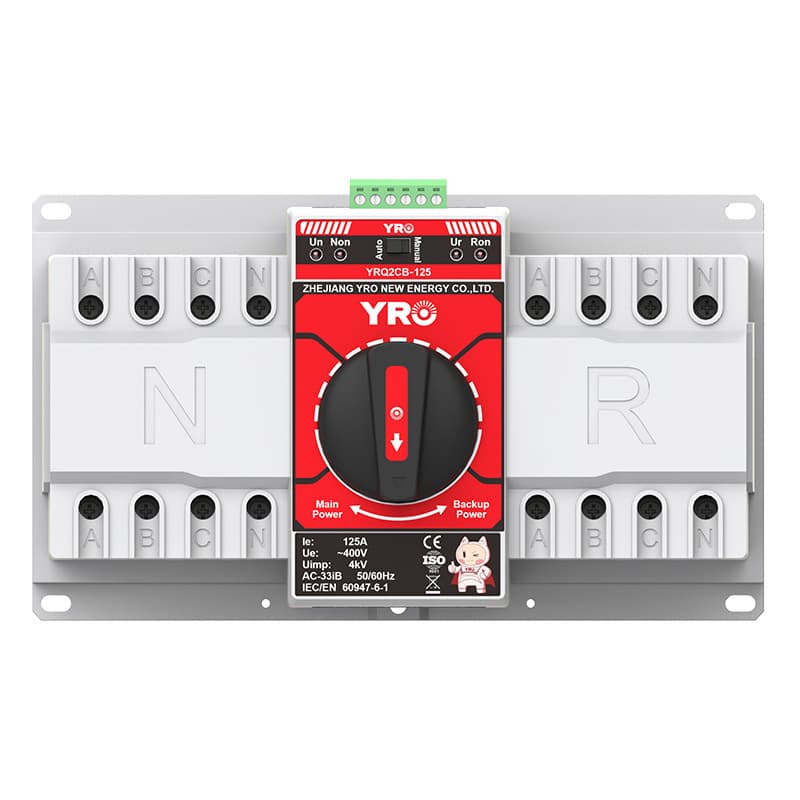 Hot-selling ATS Dual Power Automatic Transfer Switch 2P 63A 220V Home Emergency Power Switchover Flagship Product